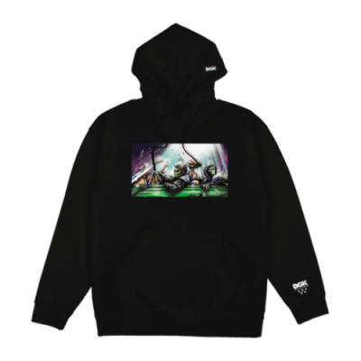 Džemperiai Dgk DGK Jaunt Hoodie džemperis PFP1236-BLCK Juoda