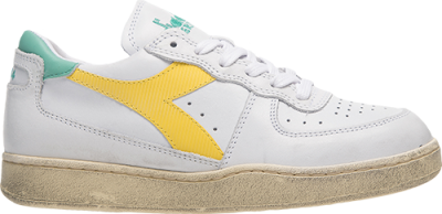 Laisvalaikio Batai Kolekcijos Diadora Unisex Mi Basket Low USED 201.179043-C1682 Balta