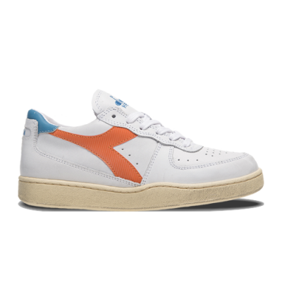 Laisvalaikio Batai Kolekcijos Diadora Unisex Mi Basket Low USED 201.179043-C9886 Balta