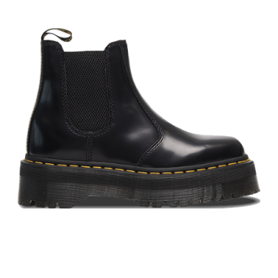 Sezoniniai Batai Dr. Martens Dr. Martens 2976 Quad Black Polished Smooth 24687001 Juoda