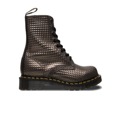 Laisvalaikio Batai Dr. Martens Dr. Martens Wmns 1460 Pascal Gunmetal Studded Leather 26656029 Ruda