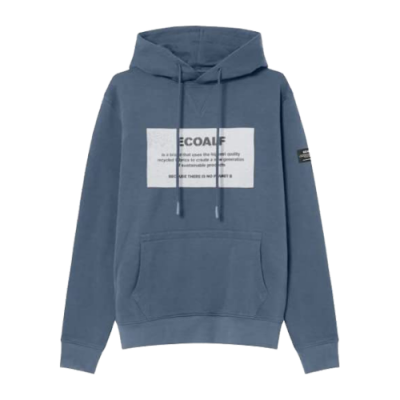 Džemperiai Ecoalf Ecoalf Logo Hoodie GASTMANDI8001M-161 Mėlyna