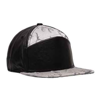 Kepurės Flat Fitty Flat Fitty x Wiz Khalifa Flourish Snapback kepurė FFWIZ016 Juoda