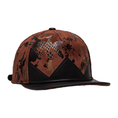 Kepurės Flat Fitty Flat Fitty x Wiz Khalifa Scarred Snapback kepurė FFWIZ001 Juoda Ruda