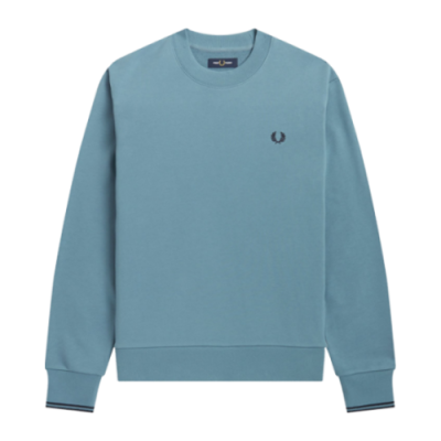 Džemperiai Fred Perry Fred Perry Loopback Crewneck džemperis M7535-N11 Žydra