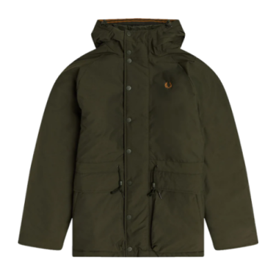 Striukės Fred Perry Fred Perry Padded Zip-Through striukė J2574-408 Žalias