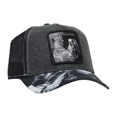 Kepurės Goorin Bros Goorin Bros Maltese Rooster Trucker kepurė 101-0576-BLK Juoda
