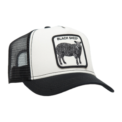 Kepurės Goorin Bros Goorin Bros Black Sheep Trucker kepurė 101-0380-WHI Balta Juoda