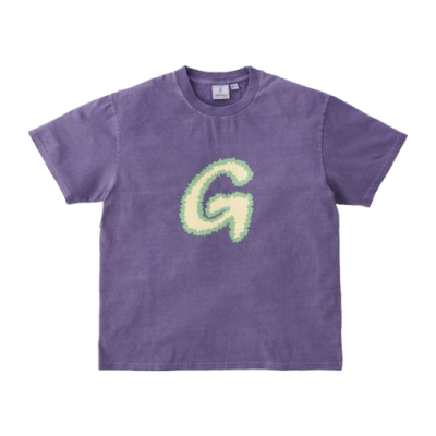 Marškinėliai Gramicci Gramicci Unisex Fuzzy G-Logo laisvalaikio marškinėliai G3SUT042-PRPL Violetinė