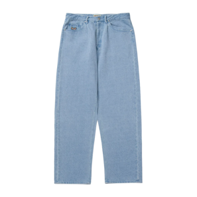 Kelnės Moterims HUF Unisex Cromer Signature džinsai PT00242-BLUE Žydra