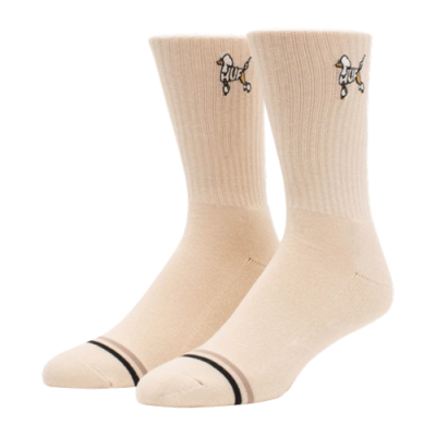 Kojinės Kojinės HUF Poodle Crew kojinės SK00730-CRM Rusvai Gelsvas