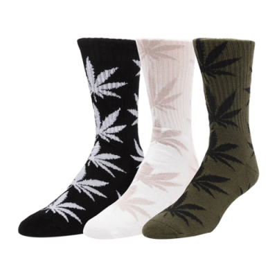 Kojinės Kojinės HUF Set Plantlife kojinės  (3 poros) SK00738-BLK Daugiaspalvis