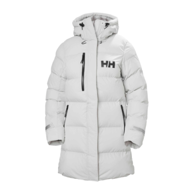 Striukės Moterims Helly Hansen Wmns Adore Puffy Parka striukė 53205-824 Balta Pilka
