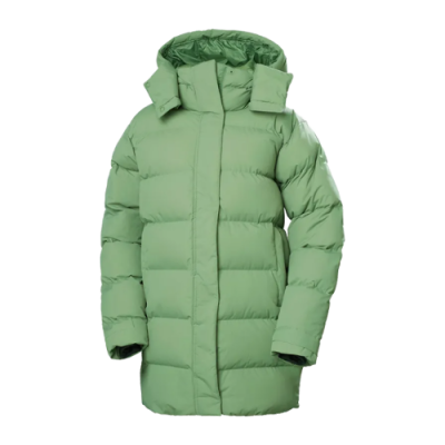 Striukės Moterims Helly Hansen Wmns Aspire Puffy Parka striukė 53515-406 Žalias
