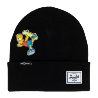 Kepurės Herchel Supply Co. Herschel x The Simspons Bart žieminė kepurė 1065-1822 Juoda