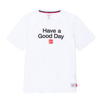Marškinėliai Moterims Herschel Wmns Good Day marškinėliai 40027-00732 Balta
