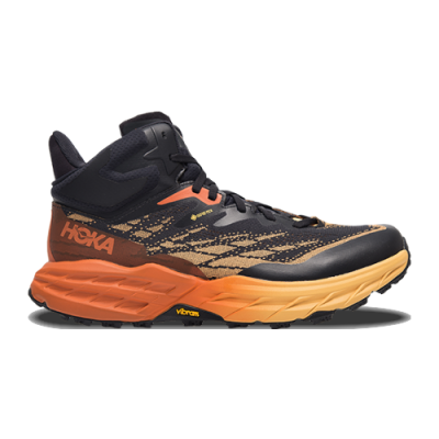 Turistiniai Vyrams HOKA Speedgoat 5 Mid GORE-TEX 1127918-BGAY Juoda Oranžinė