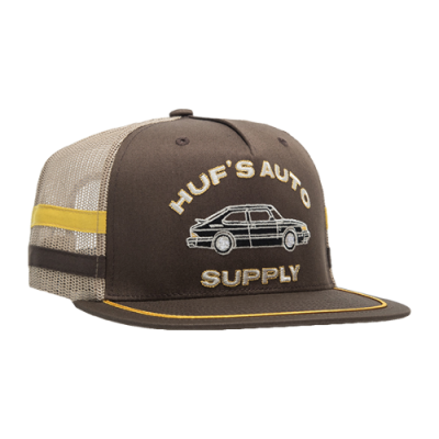 Kepurės Moterims HUF Auto Supply Trucker kepurė HT00705-BRWN Ruda