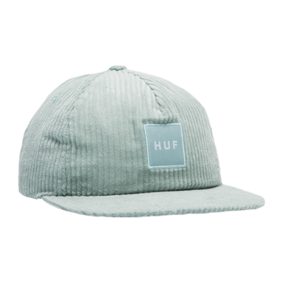 Kepurės Moterims HUF Box Logo Cord 5-Panel Snapback kepurė HT00702-MNT Žydra