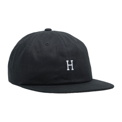 Kepurės Vyrams HUF Classic H 6-Panel Snapback kepurė HT00707-BLK Juoda