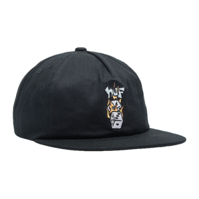 Kepurės Moterims HUF Dicey Snapback kepurė HT00704-BLK Juoda