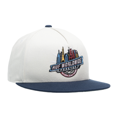 Kepurės Moterims HUF Global Solutions Snapback kepurė HT00701-CRM Rusvai Gelsvas