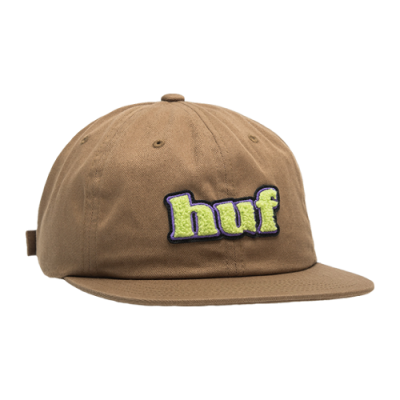 Kepurės Kepurės HUF Madison 6-Panel kepurė HT00708-BRWN Ruda