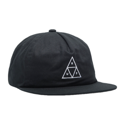 Kepurės Kepurės HUF Set Triple Triangle Snapback kepurė HT00715-BLK Juoda