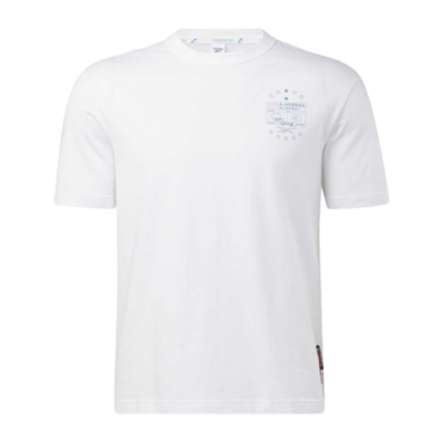 Marškinėliai Kolekcijos Reebok  Iverson I3 Blueprint SS krepšinio marškinėliai HG4341 Balta