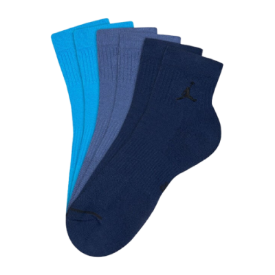 Kojinės Moterims Jordan Everyday Ankle Dri-FIT kojinės (3 poros) DX9655-907 Mėlyna
