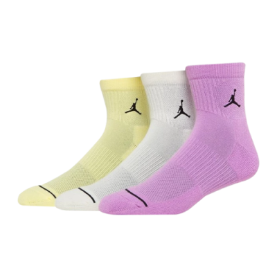 Kojinės Moterims Jordan Everyday Ankle Dri-FIT kojinės (3 poros) DX9655-908 Daugiaspalvis