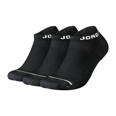 Kojinės Moterims Jordan Everyday No-Show kojinės (3 poros) DX9656-010 Juoda