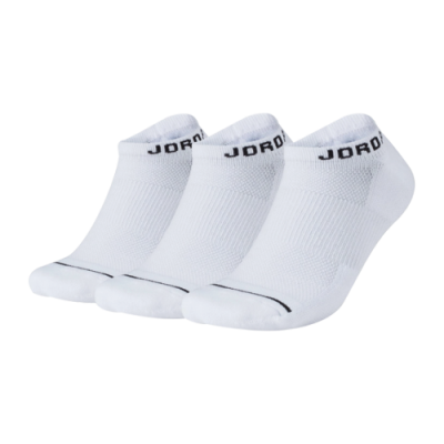 Kojinės Moterims Jordan Everyday No-Show kojinės (3 poros) DX9656-100 Balta