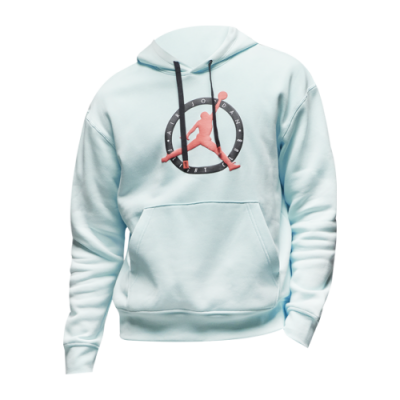 Džemperiai Laisvalaikio Džemperiai Jordan Flight MVP Fleece Pullover Hoodie džemperis FB7050-411 Žydra