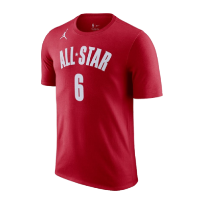 Marškinėliai Kolekcijos Nike NBA LeBron James All-Star Essential krepšinio marškinėliai DX9893-608 Raudona
