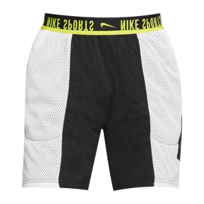 Šortai Treniruotėms Nike Reversible Training dvipusiai šortai CJ7645-010 Balta Juoda