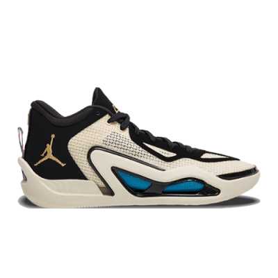 Krepšinio Batai Kolekcijos Air Jordan Tatum 1 Barbershop DX5571-180 Juoda Rusvai Gelsvas