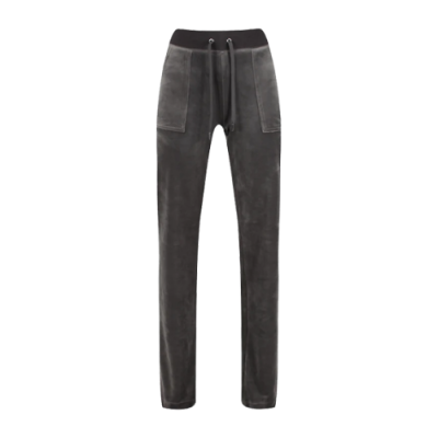 Kelnės Juicy Couture Juicy Couture Wmns Classic Velour Pant Pocket Design kelnės JCAP180-150 Ruda
