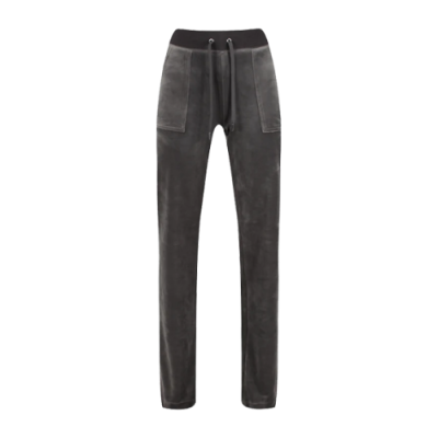 Kelnės Moterims Juicy Couture Wmns Classic Velour Pant Pocket Design kelnės JCAP180-150 Ruda