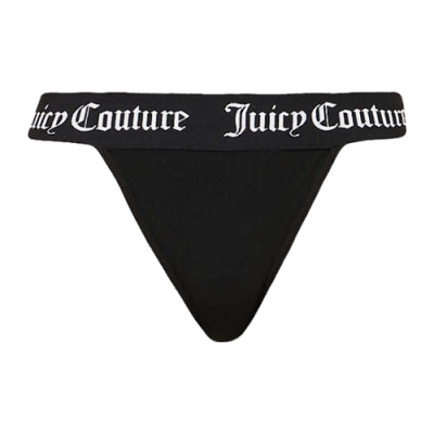 Apatiniai Moterims Juicy Couture Wmns Diddy Cotton Brief Multipack X3 kelnaitės JCLRU123543-101 Juoda