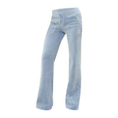 Kelnės Moterims Juicy Couture Wmns Low Rise Velour Track kelnės JCSEBJ001-126 Pilka