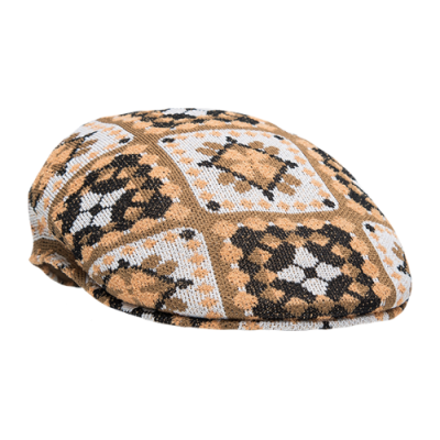 Kepurės Vyrams Kangol Arts & Crafts 504 kepurė K3605-TM276 Ruda Daugiaspalvis