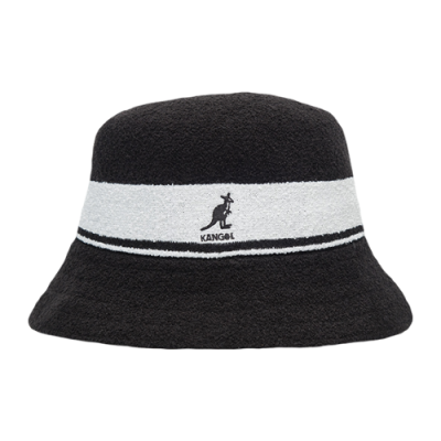 Kepurės Kangol Kangol Bermuda Stripe Bucket kepurė K3326ST-BK001 Juoda