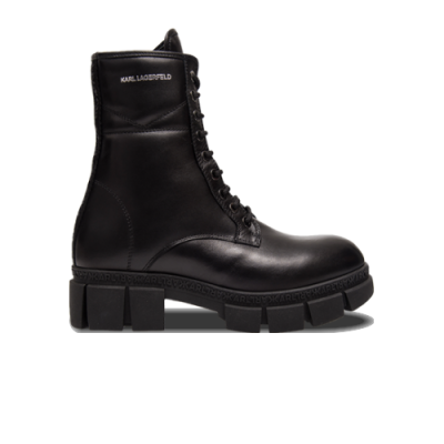 Sezoniniai Batai Karl Lagerfeld Karl Lagerfeld Wmns Aria Mid Lace Boot KL43250-000 Juoda