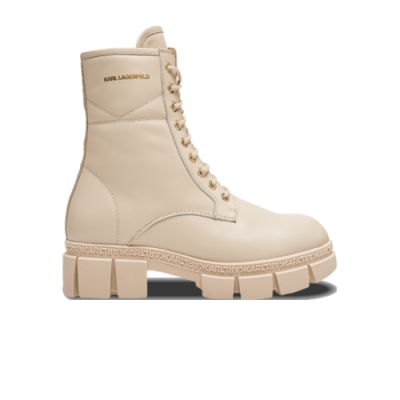 Sezoniniai Batai Karl Lagerfeld Karl Lagerfeld Wmns Aria Mid Lace Boot KL43250-0H1 Rusvai Gelsvas