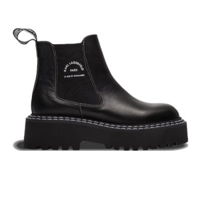 Sezoniniai Batai Karl Lagerfeld Karl Lagerfeld Wmns Patrol II Gore Shine Boots KL45251-000 Juoda