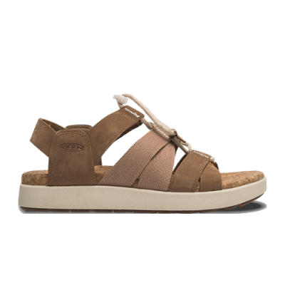 Basutės Keen KEEN Wmns Elle Mixed Strap 1027280-BRWN Ruda