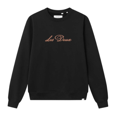 Džemperiai Vyrams Les Deux Cory Crewneck džemperis LDM200126-100100 Juoda