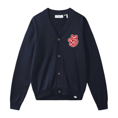 Megztiniai Vyrams Les Deux Forrest Varsity kardiganas LDM310073-460460 Mėlyna