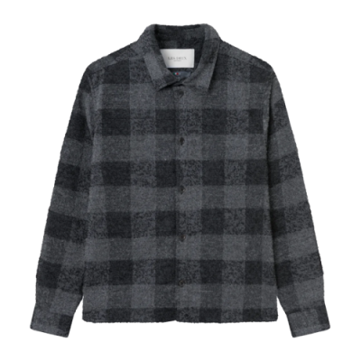 Marškiniai Vyrams Les Deux Hank Check LS Shirt LDM410165-360311 Pilka